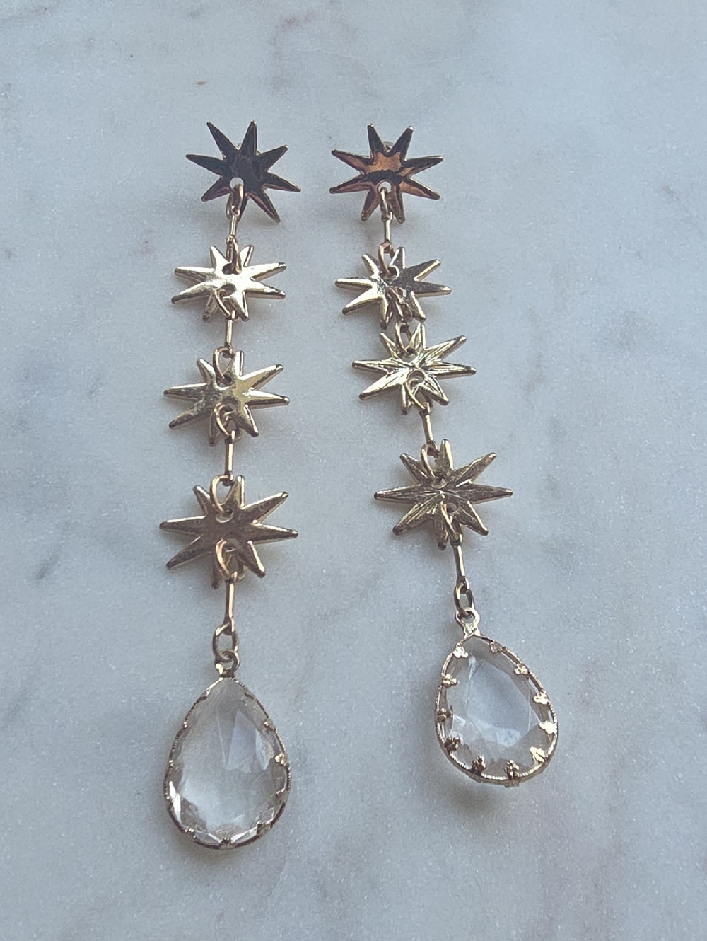 Celestial-inspired drop earrings 